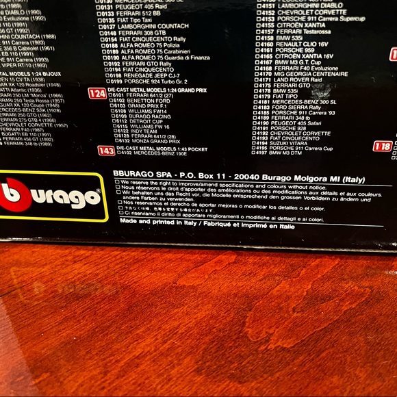 Vintage Burago Die Cast Metal 1996 Dodge Viper GTS Coupe - Picture 9 of 10